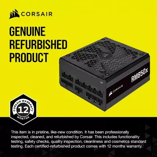 Corsair 850W ATX Fully Modular Power Supply - RM850x - 80 PLUS Gold Active PFC