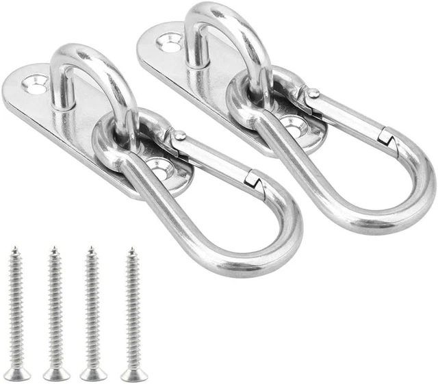 2 Set Heavy Duty Hanger Hook Hammock Wall Mount, Suspension Ceiling Hooks Outdoo