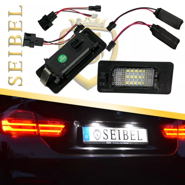 LED Kennzeichenbeleuchtung für Audi A1 A3 A4 S4 A5 S5 A6 A7 TT Q3 Q5 StVZO FREI