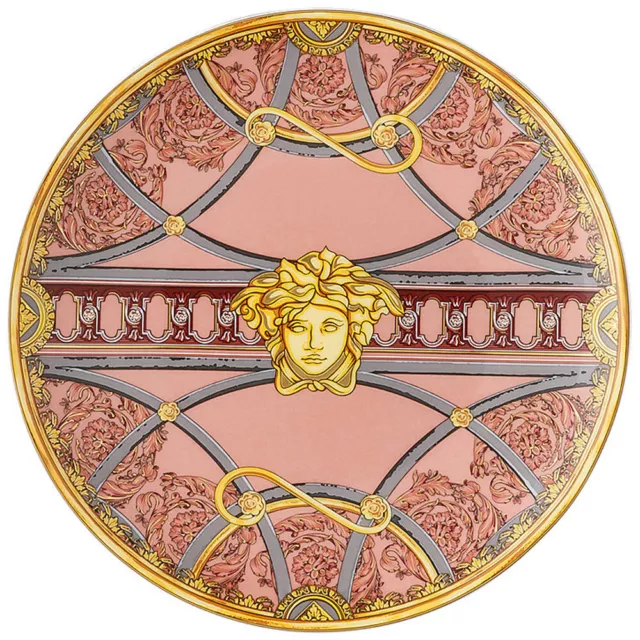 NEW Rosenthal Versace La Scala del Palazzo Plate 17cm Rosa