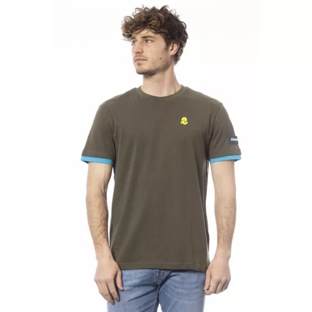 Invicta Coton Col Rond T-Shirt En Homme Vert Authentique