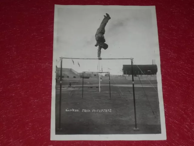 [Coll.J. DOMARD SPORT] OLYMPIC GAMES PARIS 1924 CONTESSI It ORIGINAL PHOTO PRESS