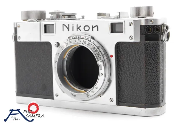 ◉ Excelente + 5 ◉ Nippon Kogaku NIKON S Telémetro Película Cuerpo de Cámara