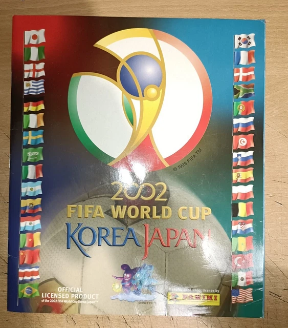 Album Panini Fifa World Cup KOREA JAPAN 2002 CON 267 FIGURINE SU 576 OTTIMO
