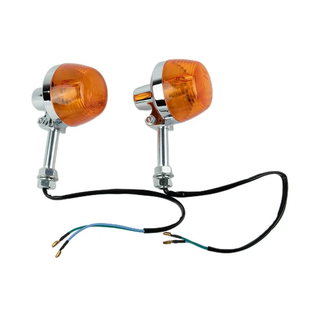Clignotants Moto Avant/arrière Pour Dax, ST, CT, Z50, 70, 125cc | Lot De 2, Ampoule 12V10W | Design Classique Orange