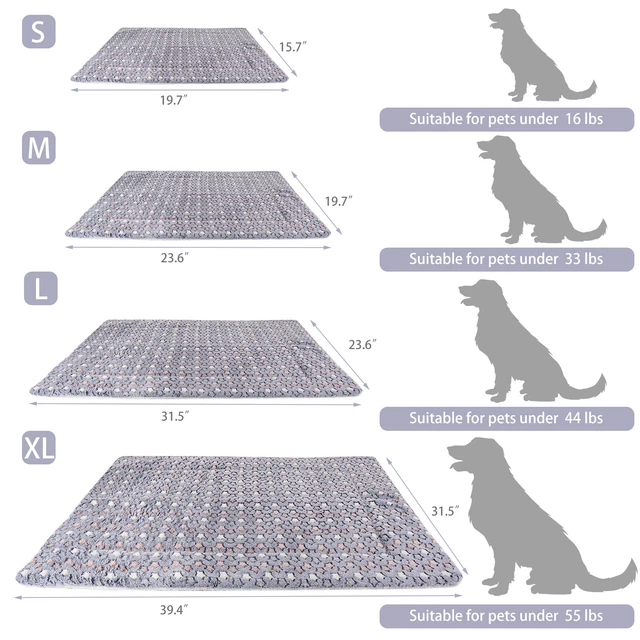 Super Warm Pet Bed Mattress Dog Cat Cushion Pillow Mat Blanket Soft Winter Large 12