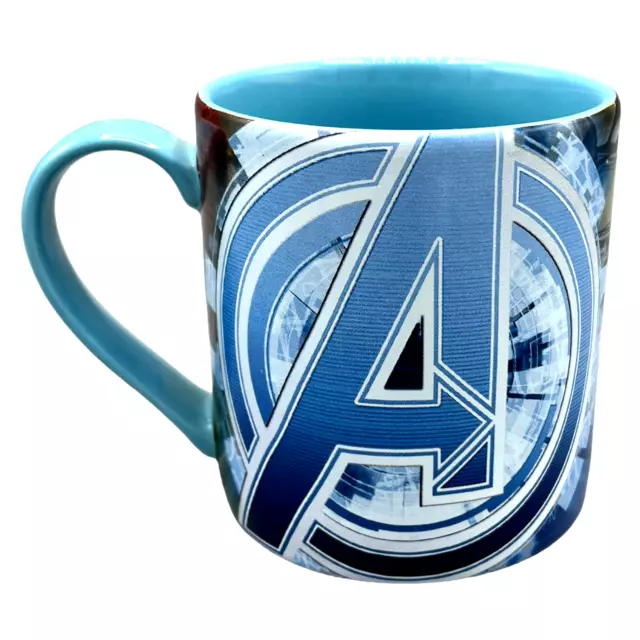 Marvel Avengers Endgame Tasse Captain America Thor Hulk Iron Man 473ml Blau USA