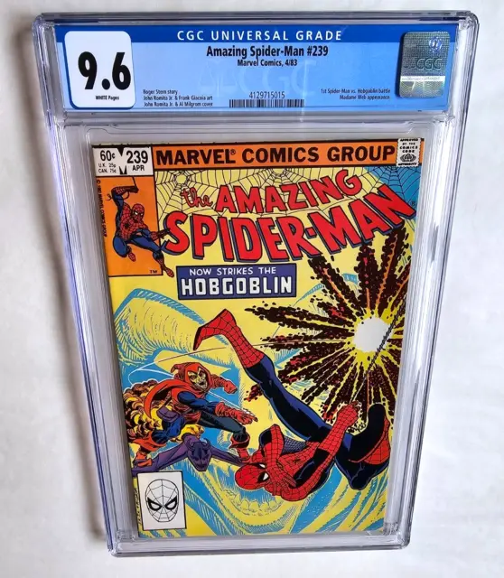 Amazing Spider-Man #239 Cgc 9.6 1983 ++1St Spidey Hobgoblin Battle!  2Nd App!++