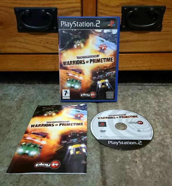 PS2 Playstation 2 Motorsiege Warriors of Primetime Game - Free Postage