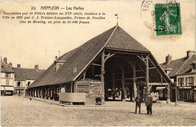 CPA ARPAJON Les Halles (1354379)