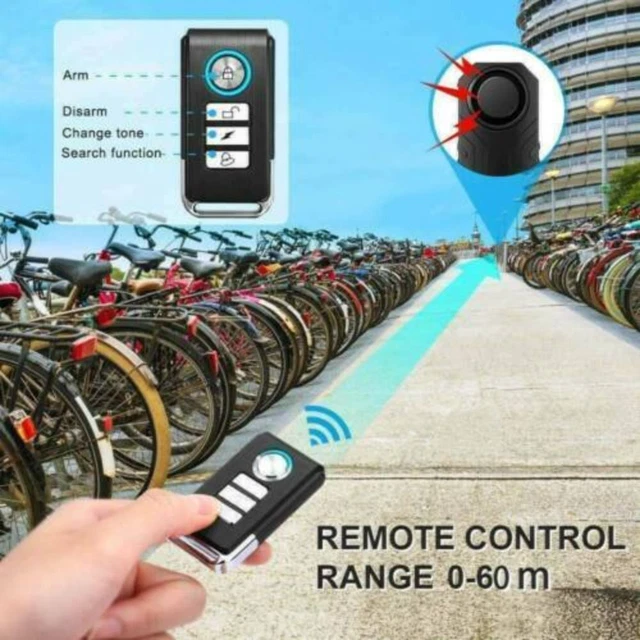 Protéger Kit antivol Système d'alarme de moto Sécurité anti-vol Télécommande