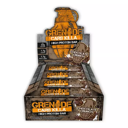 Grenade Carb Killa Bar 12 x 60g Caramel Chaos