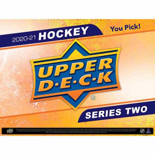 2020-21 Upper Deck Series 2 Hockey - Young Guns + Inserts - Pick Your Player!