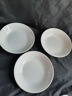 Dowan Piatti da portata ovali in porcellana impilabili dessert set di 2 antipasti festa pesce bianco Piatti da portata ovali bianchi grandi Piatti da pranzo per carne 14 pollici 35,56 cm 