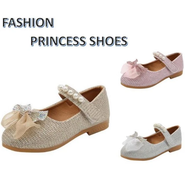 Scarpe abito principessa bambino fiocco bambina scuola bambini scarpe da sposa Regno Unito
