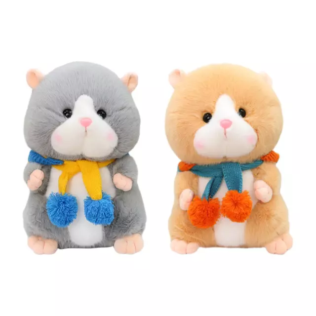 Poupée Hamster de dessin animé, jouet Animal en peluche doux pour enfants