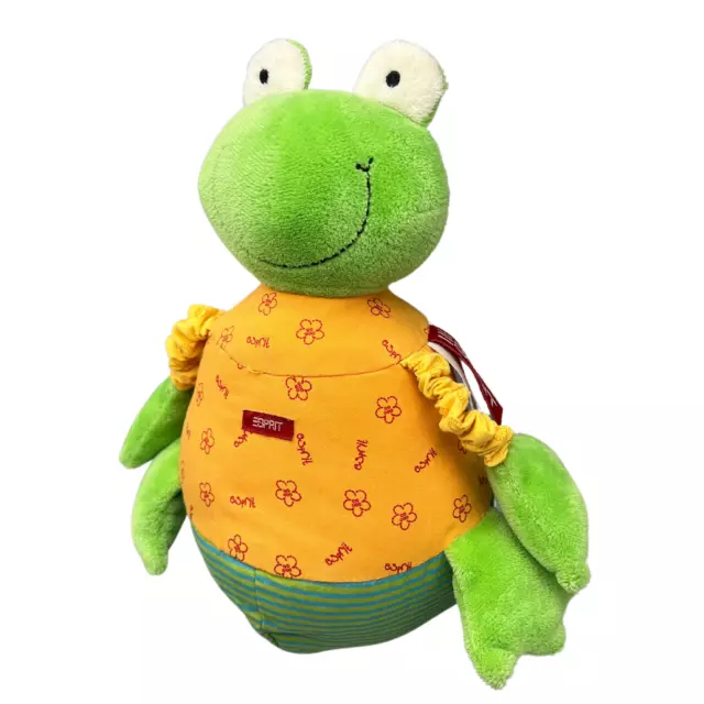 Sigikid Esprit Schaukelfrosch Stehauf Frosch ca 25cm Geräusche Klänge Stofftier 3