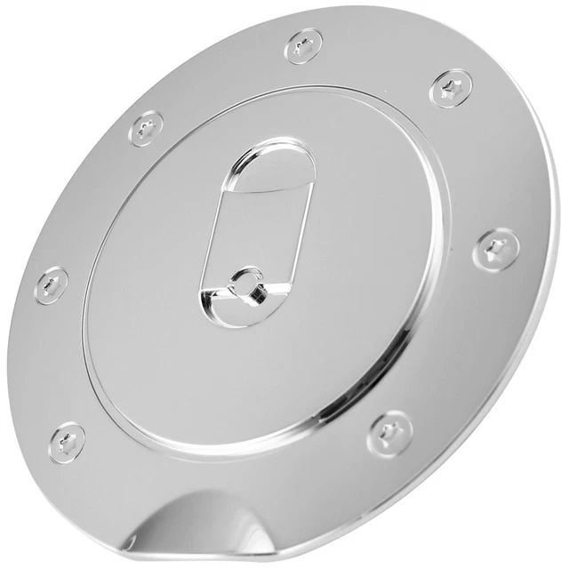 Chrome ABS Fuel Gas Door Cap Cover for 97-17 Ford Expedition 00-05 Excursion G7
