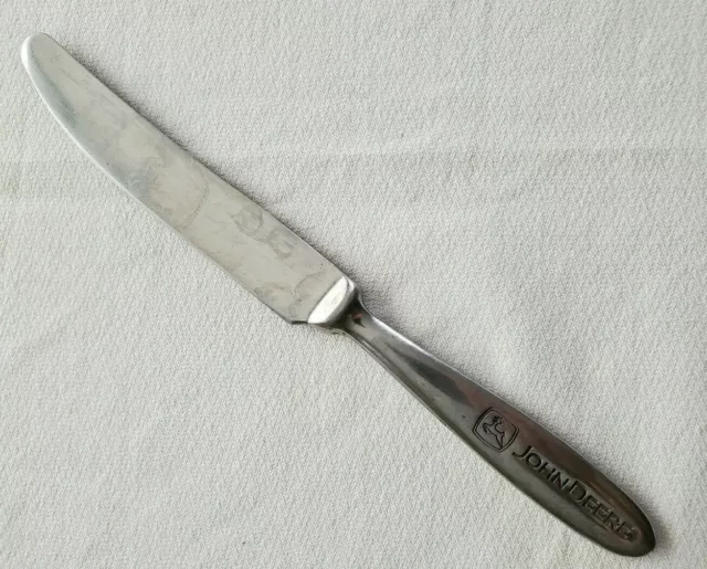 John Deere Gibson Silverware 8.5" Knife Stainless Flatware Heavy Duty GUC