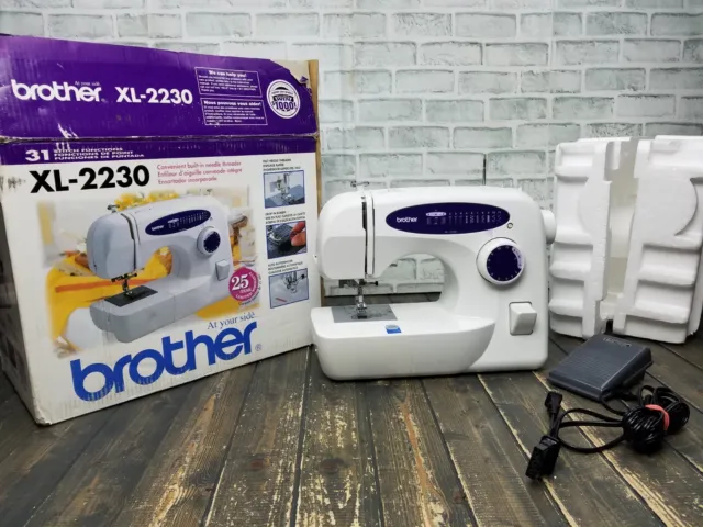 Brother Charger 622 Sewing Machine W/Pedal- Original Box & Manual- Works  Great!!