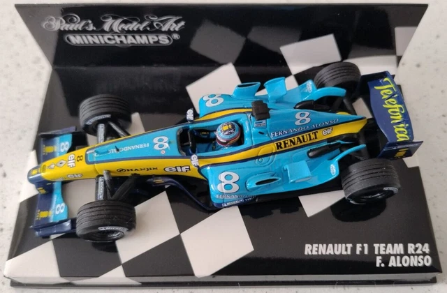 スポーツ 1/43 minichamps Renault F1 R24 F.Alonso Minichamps 1:43 F. Alonso Renault R28 Formula 1 2008