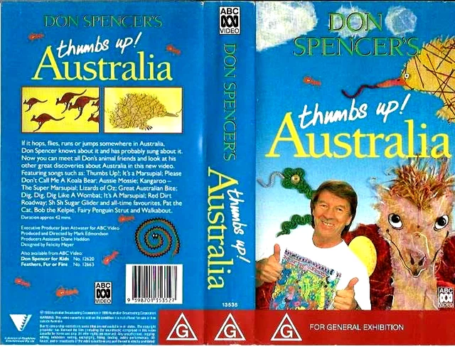 ABC THUMBS UP Australia Vhs Video Pal A Rare Find $29.99 - PicClick AU