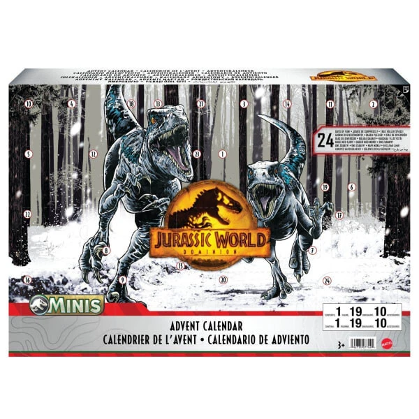 JURASSIC WORLD DOMINION Holiday Advent Calendar 24 Day Countdown real