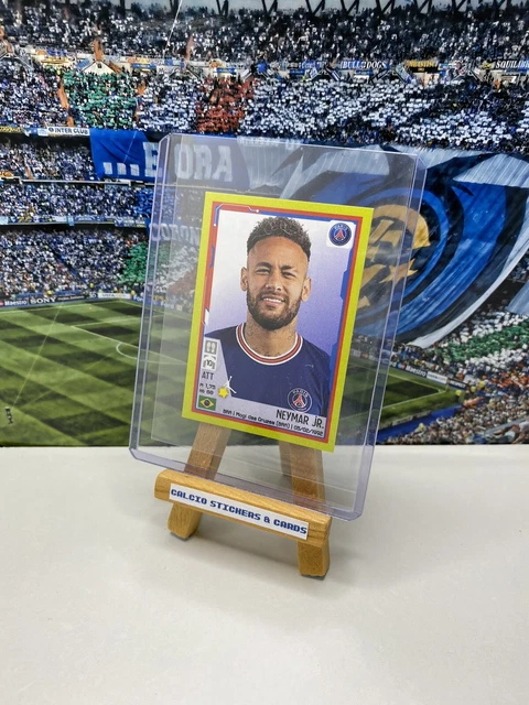 Foot France 2021/22 2022 Ligue 1 Neymar Jr. PSG French Sticker Rare #358
