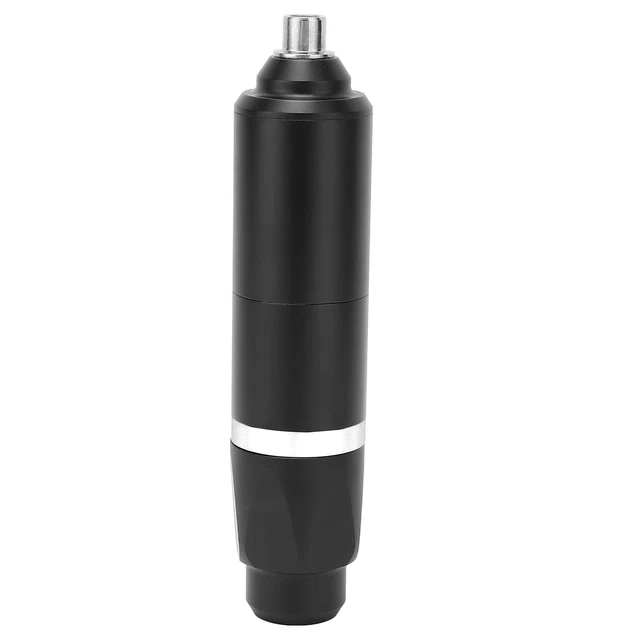 (Nero + argento) connettore motore penna tatuaggio wireless SLS