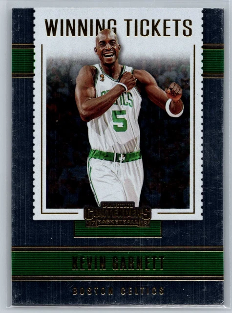 2017 Panini Contenders Basketball Winning TIckets #17 Kevin Garnett Celtics HOF