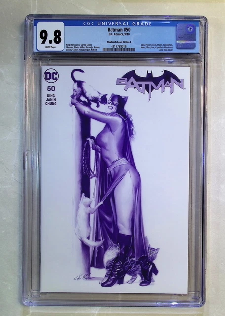 Batman #50 (2018 DC Comics) 1st Print Alex Ross Variant B CGC 9.8