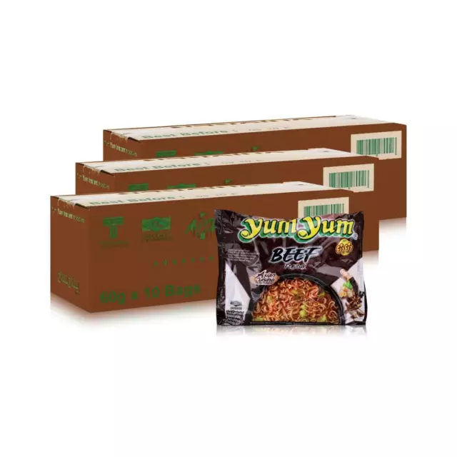 YUM YUM Instant Nudeln 60g Rind Packung 30er Pack