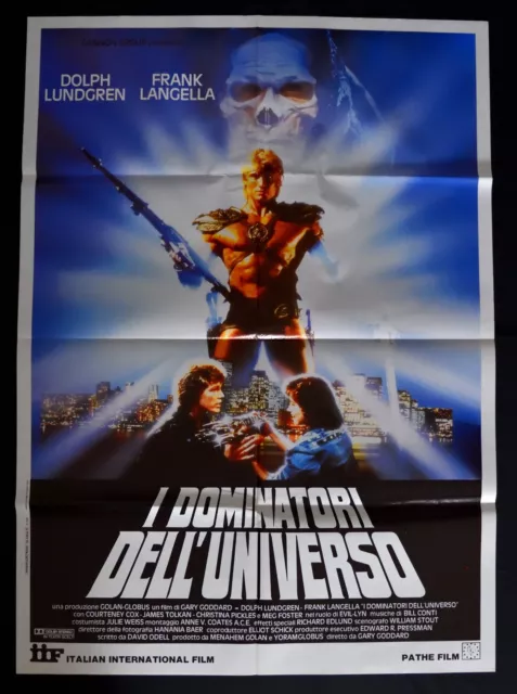 manifesto I DOMINATORI DELL'UNIVERSO Masters of the Universe Dolph Lundgren A224