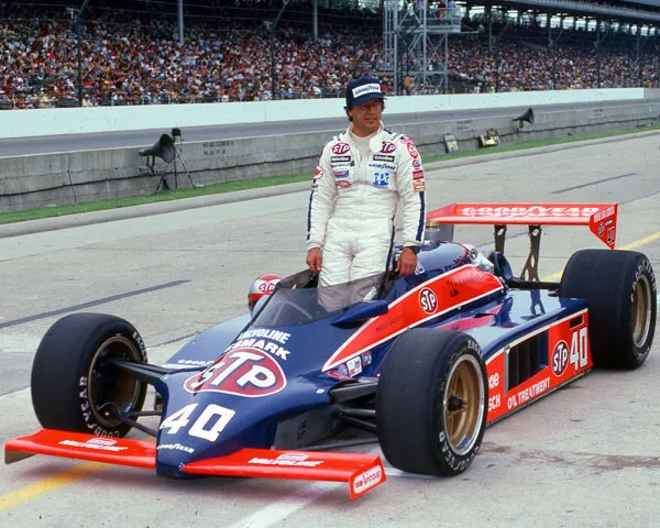 Mario Andretti 1982 #40 Stp Indy Car Indy 500 Close Up Shot 8X10 Glossy Photo #E