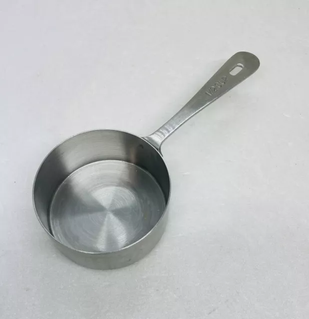Vintage AMCO 1/2 Cup Measuring Cup 864 Stainless Steel Heavy Duty Korea 22 2