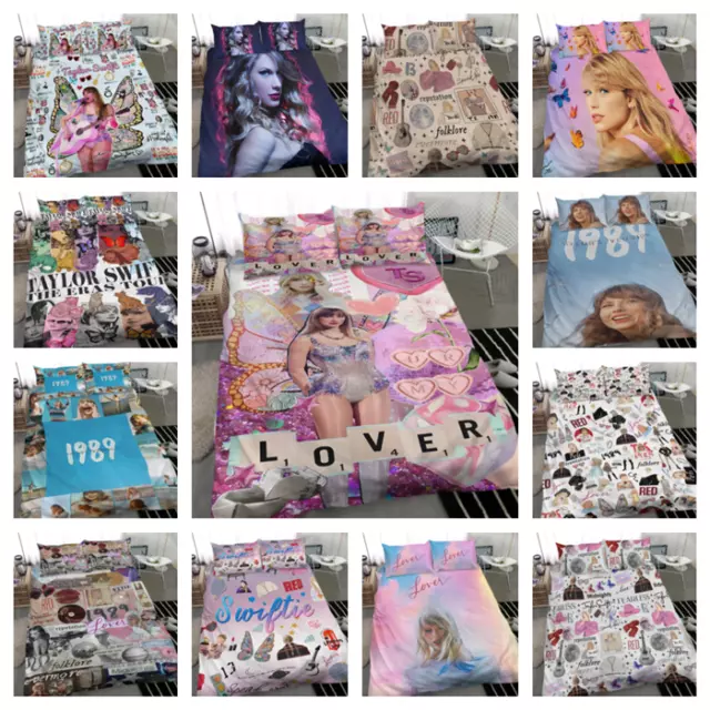 Bettwäsche Set Soft Taylor Swift Doona Cover Set Schlafzimmer Dekor S/D/Q/K