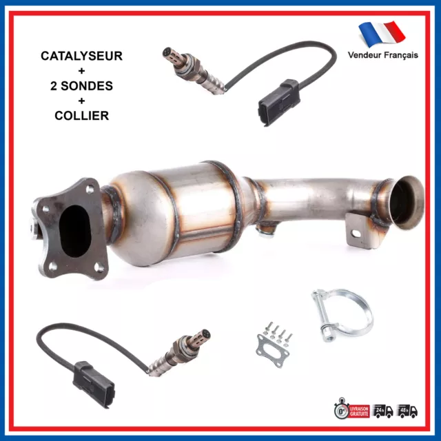 Catalizador Kat + Sonda para Peugeot 108 208 301 308 II Citroen C1 C3 C4 1.2 Vti