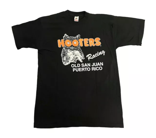 HOOTERS RACING OLD San Juan Puerto Rico First To The Finish Line Shirt