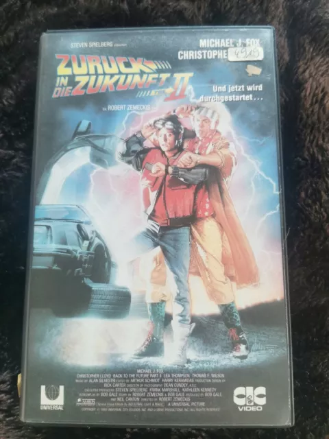 Zurück in die Zukunft 2 CIC VHS Video Erstauflage Michael J. Fox
