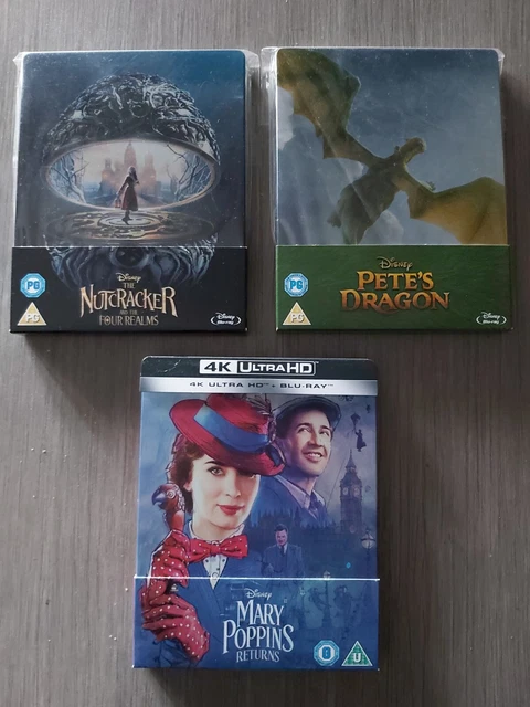 Lot De 3 Blu Ray Steelbook " Disney " Avec Vf ( Édition Zavvi)
