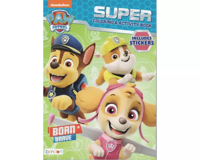 NICKELODEON PAW PATROL Super Coloring & Activity Book - 192 Pages of