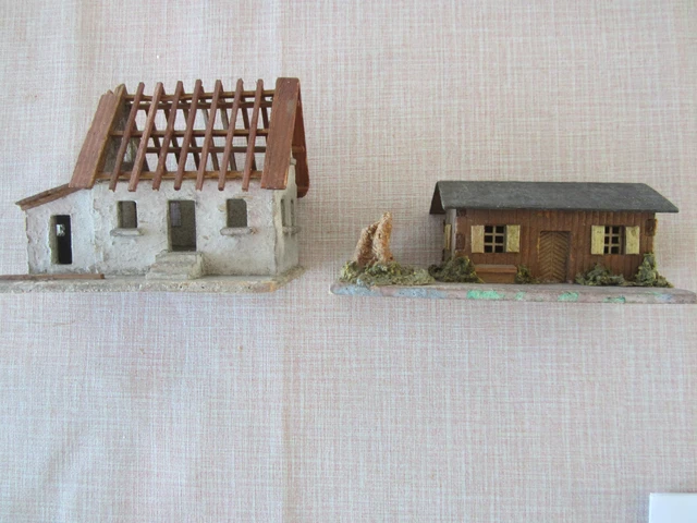 Lot De 4 Ou 8 Fûts/tonneaux Imitation Bois - Décor Train Miniature HO 1/87