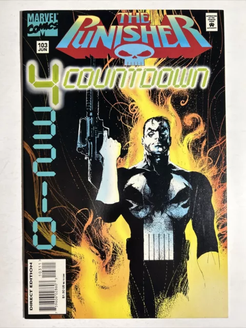 PUNISHER #103 (VF/NM) 1995 MARVEL - LOW PRINT RUN - JAE LEE COVER MCU Countdown
