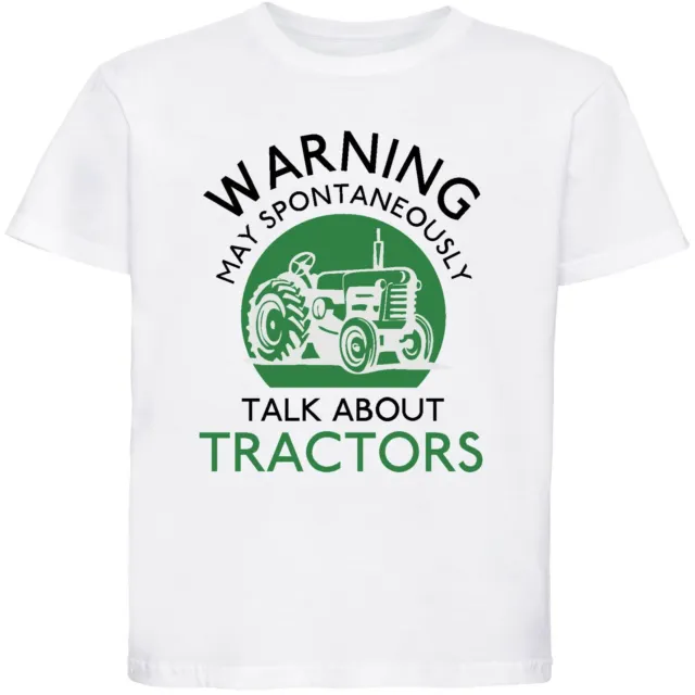 T-shirt MAY SPONTALLY TALK ABOUT TRACTORS BAMBINI > Fun Farm Top bambini 8