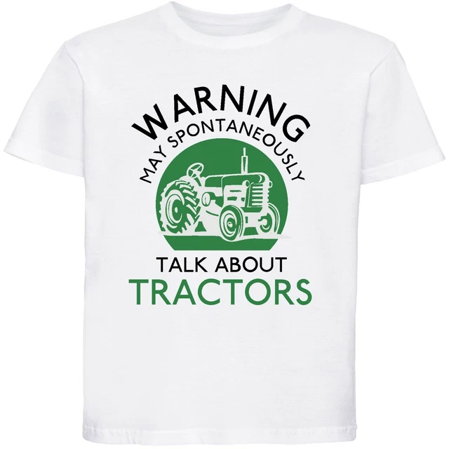 T-shirt MAY SPONTALLY TALK ABOUT TRACTORS BAMBINI > Fun Farm Top bambini 8
