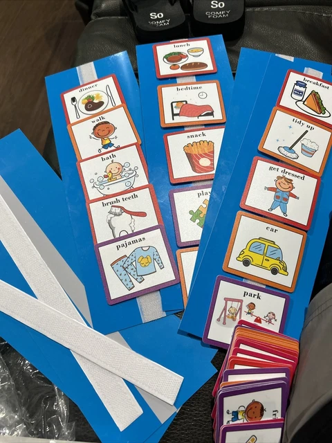 35 PIECES VISUAL Schedule Cards for Kids Routine Cards Home Chore Chart ...