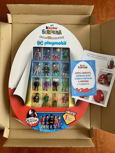KINDER SORPRESA DC Playmobil Espositore 2025- Nuovo - Completo ...