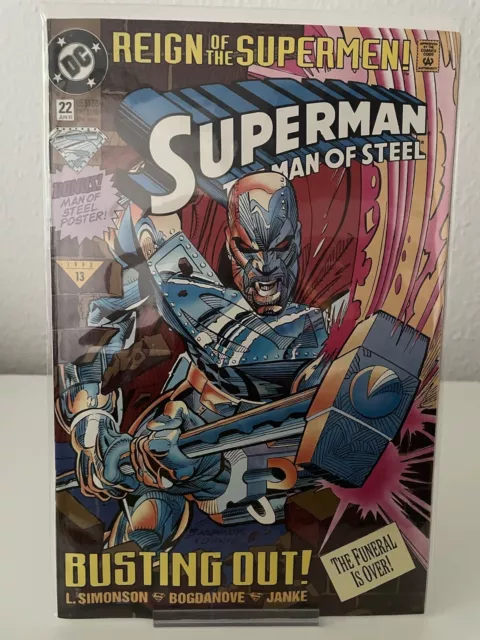 Superman The Man Of Steel #22 DC Comics US Comic Heft Top bagged and Boarded