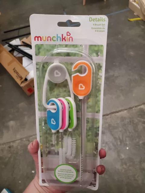 Munchkin Details 4 Brush Bottle Cleaning Set