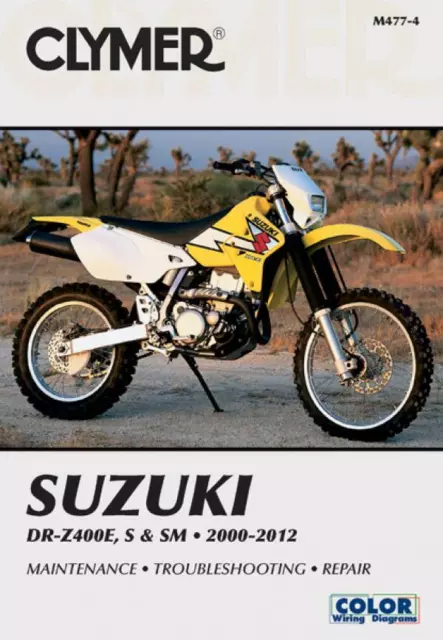 Suzuki DR-Z400E, S & SM 2000-2012 Clymer Workshop Manual